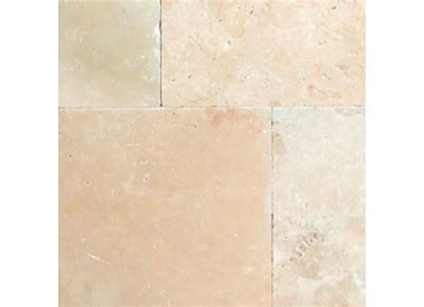 Travertine French Pattern Tumbled Paver Sqft Pallet