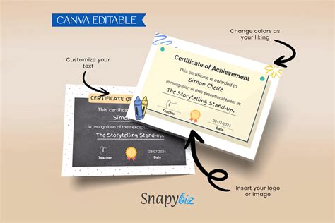 Classroom Awards Certificates Templates Graphic By Snapybiz Creative