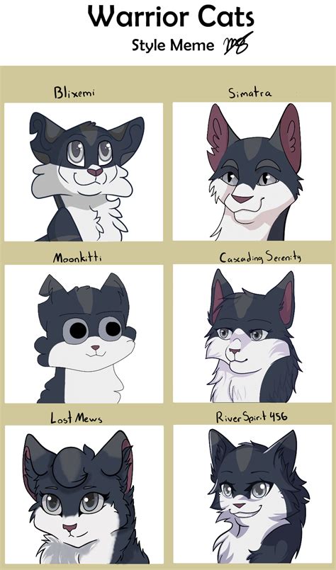 Warrior Cats Style Challenge by drawingwolf17 on DeviantArt