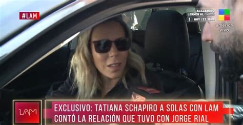 La Periodista Tatiana Schapiro Asumi Que Fue Amante De Jorge Rial