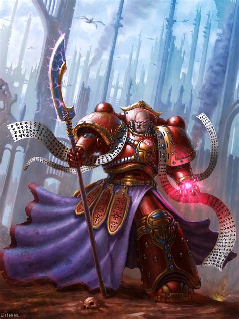 Thousand Sons Ahzek Ahrimanby Listenerkz Warhammer 40k Artwork