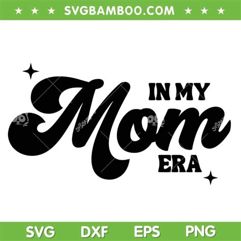 In My Cheer Mom Era Fron And Back Svg Png