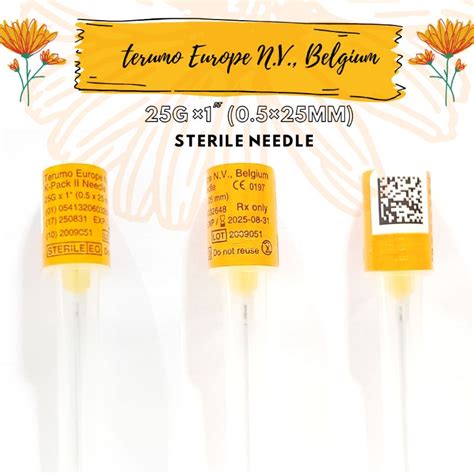 Terumo Needles BUNDLE OF 10 PCS STERILE Shopee Philippines