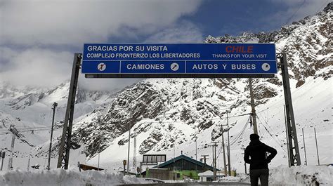 Nevadas Y Vientos Cierran Paso Los Libertadores Ante Fuerte Sistema