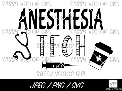 Anesthesia Tech Svg Anesthesia Png Anesthesia Svg Cut File