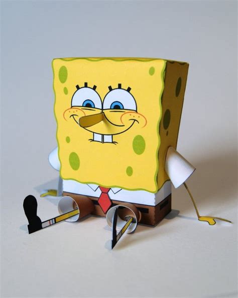 Spongebob 3d papercraft template FREE!! - Dezin.info