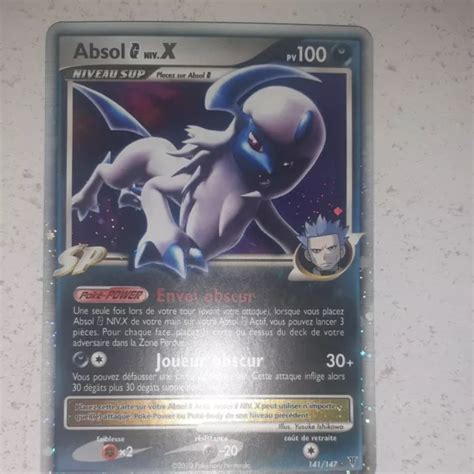 Carte Pokemon Absol X Vendre Picclick Fr