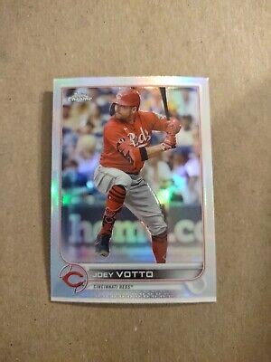 Joey Votto 2022 Topps Chrome Sonic Refractor Card Cincinnati Reds 177