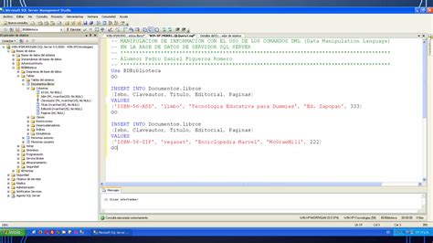 Uso De Comandos Insert Update Y Delete En Bases De Datos De Sql Serverpptx