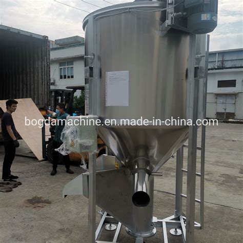 Bogda Industrial Vertical 1000kg Plastic Color Mixer Plastic Pellets