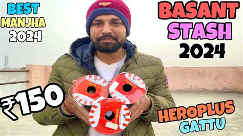 Heroplus Manjha Testingbasant Panchami Stash Best Gattu For Kite