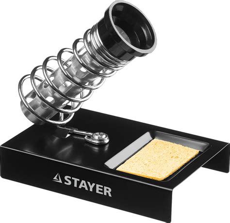 Стальная подставка для паяльников STAYER штампованная, MAXTerm - купить ...
