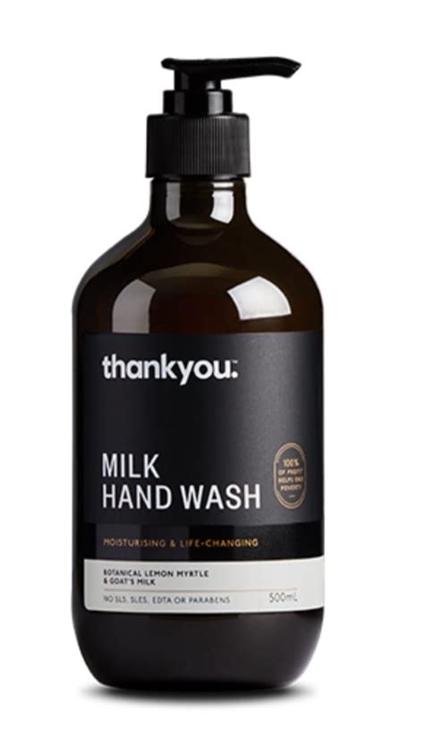 Milk Hand Wash Botanical Lemon Myrtle And Goats Milk 500ml Ts That Care