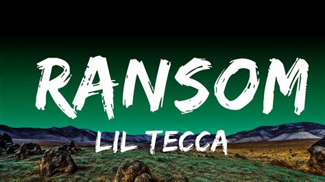 Hour Lil Tecca Ransom Lyrics Lyrical Harmony Youtube