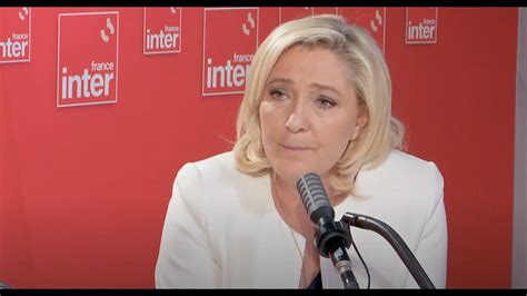 Marine Le Pen Emmanuel Macron souhaite échapper au débat YouTube