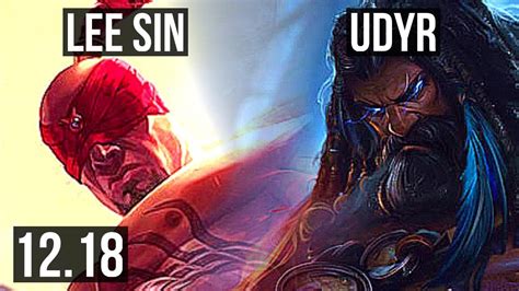 Lee Sin Vs Udyr Jng Games M Mastery Dominating