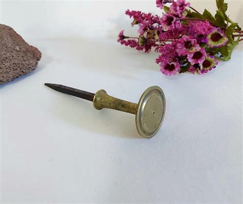 Antique Handmade Ice Pick Primitive Rustic Ice Pick Brass Etsy