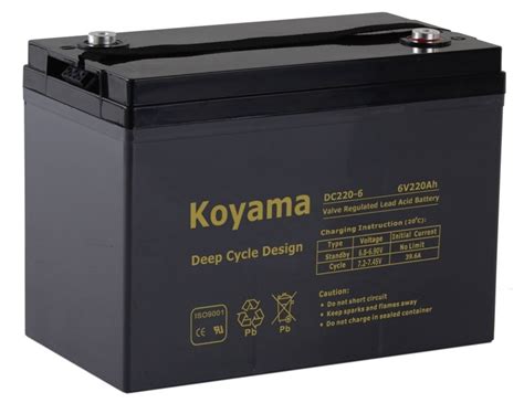 Factory Shipment Ah V Agm Deep Cycle Motive Power Battery Dc