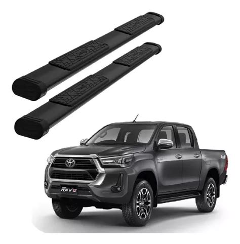 Estribos Bronx Toyota Hilux 2016 2022 Doble Cabina Negros Meses Sin