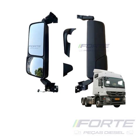 CJ ESPELHO RETROVISOR LD MBB ACTROS AROCS 9608102019 9608104316 FORTE