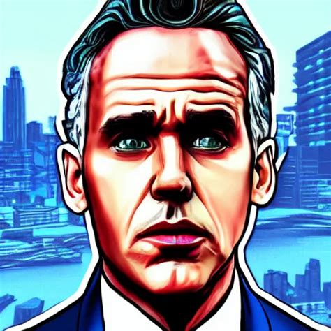 Jordan B Peterson Gta Cover Art Stable Diffusion Openart