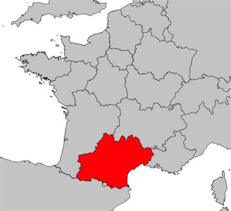 Carte de l'Occitanie - Occitanie carte des villes, départements ...