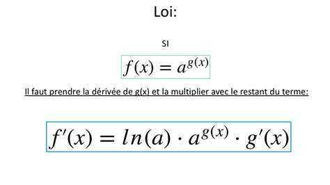 Introduction à la dérivation des fonctions exponentielles YouTube