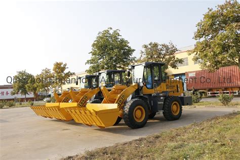 3 Tons Front End Loader With Mulcher Fork Grass Clamp Mixing Bucket 4