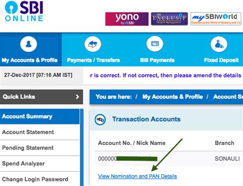 How To Find Cif Number In State Bank Of India