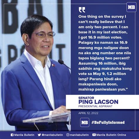 Manila Bulletin News On Twitter Presidential Candidate Senator