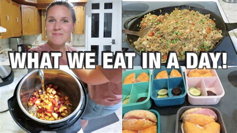 FULL DAY OF FOOD WHAT WE EAT IN A DAY YouTube