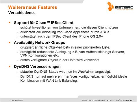 Astaro Gateway Software V Whats New Ppt Herunterladen