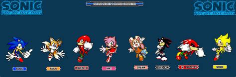 Sonic Advance 4 character selection mode by TheBlueSpirit0 on DeviantArt