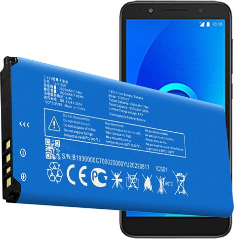 Amazon WUHAO TLi019D7 Battery Upgraded 2000mAh For Alcatel 1 5033X