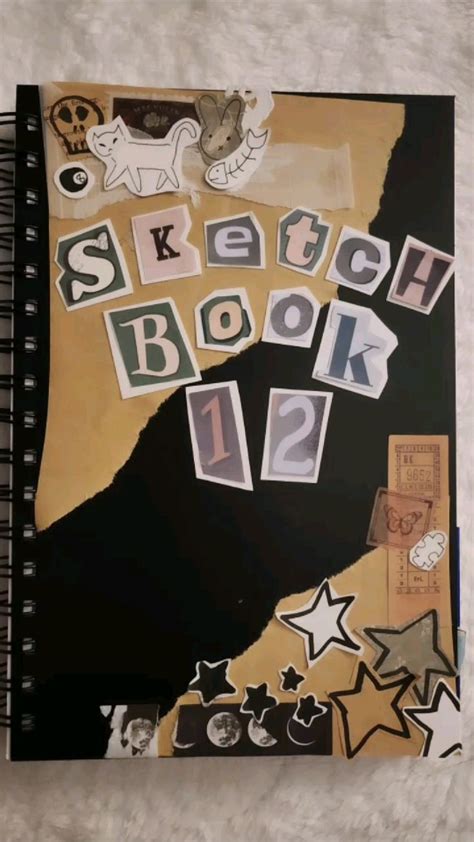 Aesthetic Sketchbook Cover Inspo In Book Cover Art Diy