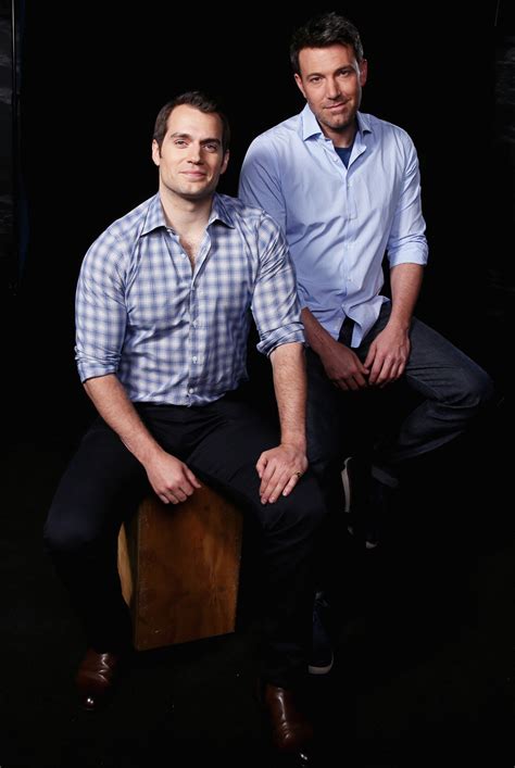 Henry Cavill And Ben Affleck Batman V Superman Photoshoot 2016