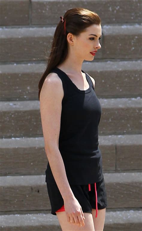 Anne Hathaway On Set From Pittsburgh USA The Dark Knight Rises