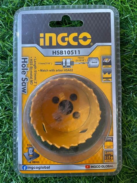 Ingco Mm Hole Saw With Hss Bi Metal M Material Hsb