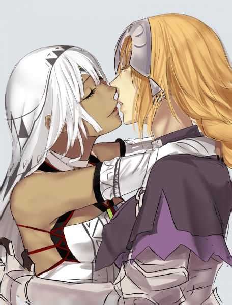 Altera And Jeanne Share A Kiss Fate Grand Order Hentai Arena