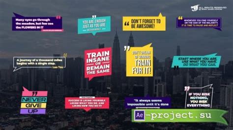 Videohive Quotes Titles Pack Ae Project For After