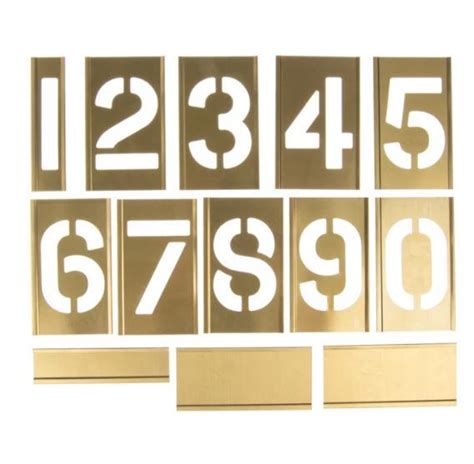 Letterandnumber Brass Stencil Interlocking Paint Stencil China Copper Stencil And Brass Stencil