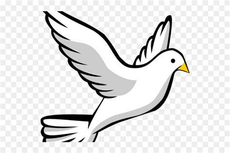 Doves Cliparts Funeral - Get To Know The Holy Spirit - Free Transparent PNG Clipart Images Download