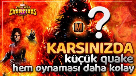 KARŞINIZDA KÜÇÜK QUAKE HEM OYNAMASI DAHA KOLAY marvel şampiyonlar