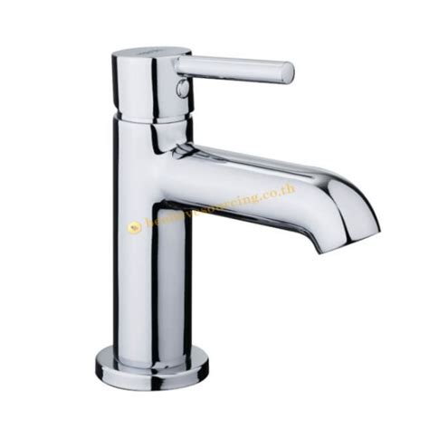 Kf 12 610 50 Karat Faucet ก๊อกเดี่ยวอ่างล้างหน้าก้านโยก ไม่มีป๊อบอัพ