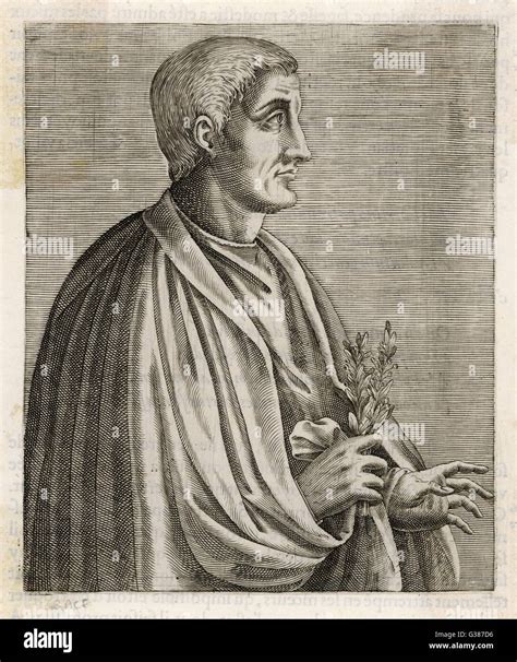 Quintus Horatius Flaccus Roman Writer Known As Horace Date Stock