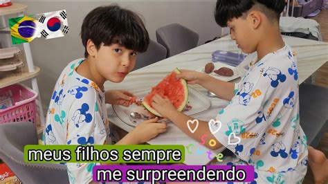 VLOG ROTINA NA COREIA COMPRAS FILHOS RECEBIDO YouTube