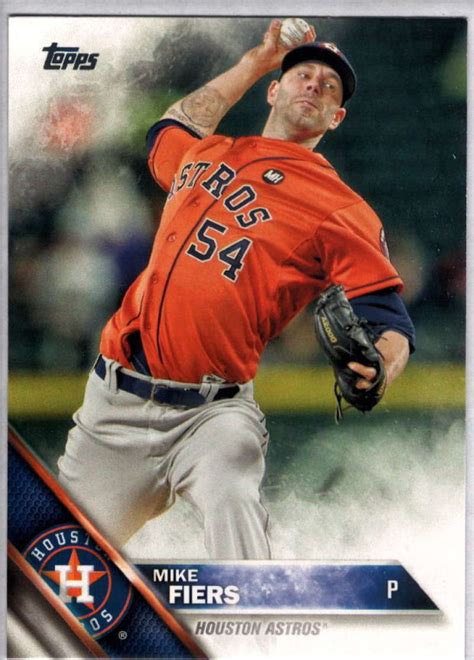 2016 Topps 627 Mike Fiers Astros NM MT EBay