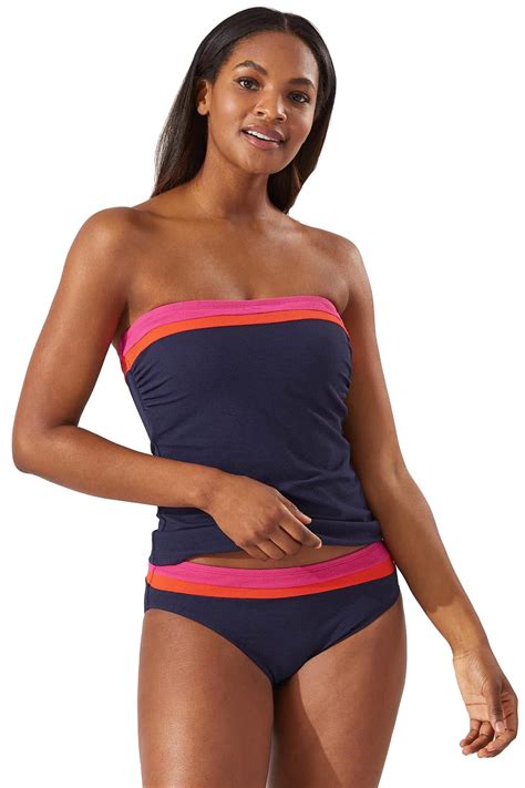 Bandeau Tankini Swimsuit Top