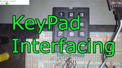 Keypad Interfacing Pic Microcontroller Programming Tutorial Mplab