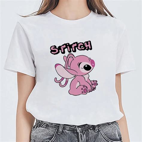 Camiseta Kawaii De Lilo Stitch Para Hombre Y Mujer Remeras Estampadas